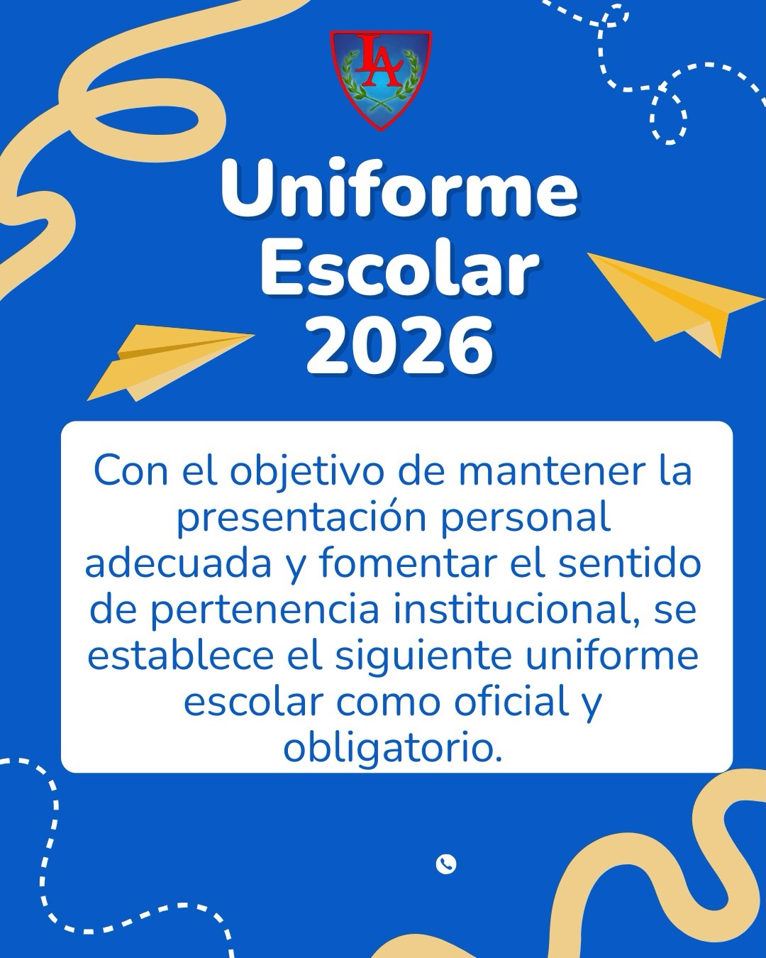 Uniforme escolar 2026 👕🎒